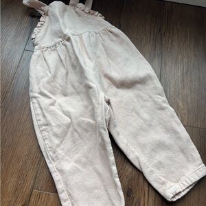 Play Up Portugal pink ruffle overall jumpsuit